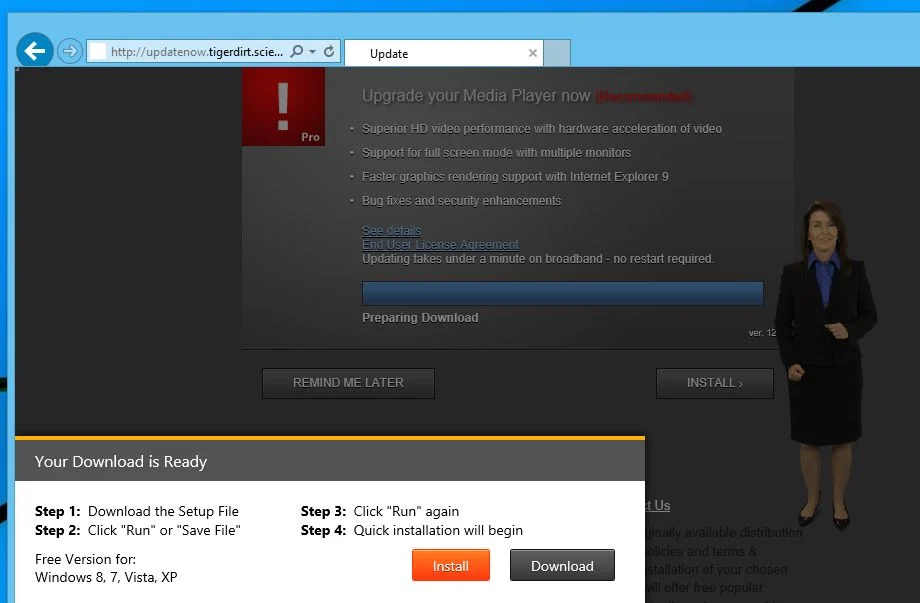 Updatenow.tigerdirt.science virus