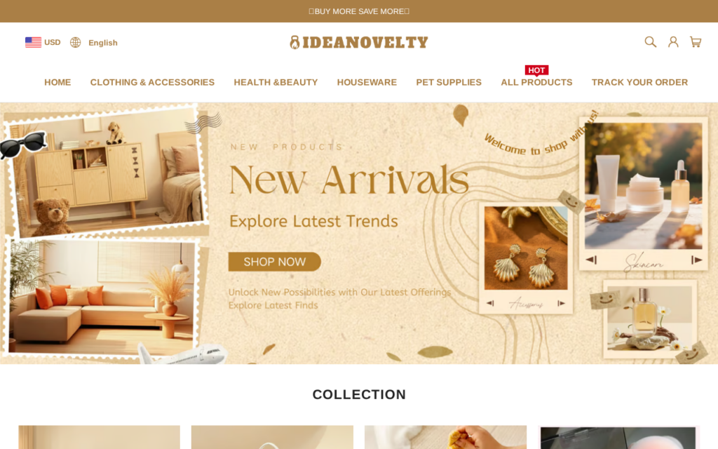 Ideanovelty.com EXPOSED - Shopping Scam or Legit? Key Findings 1 Ideanovelty.com scam