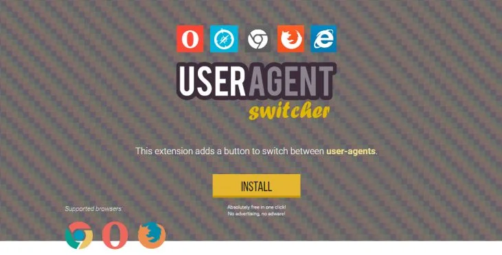 User-Agent Switcher virus