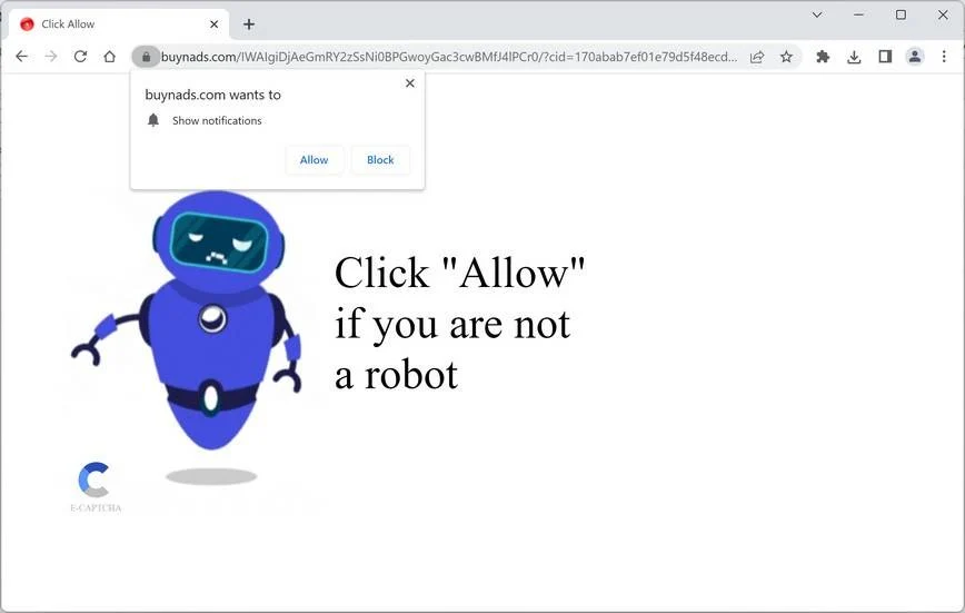 Remove Buynads.com Pop-up Ads (Virus Removal Guide) 1 Image: Buynads.com Ads