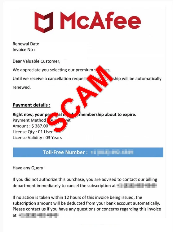 McAfee “Cancellation Request” Email Scam: What You Need to Know 1 mcafee