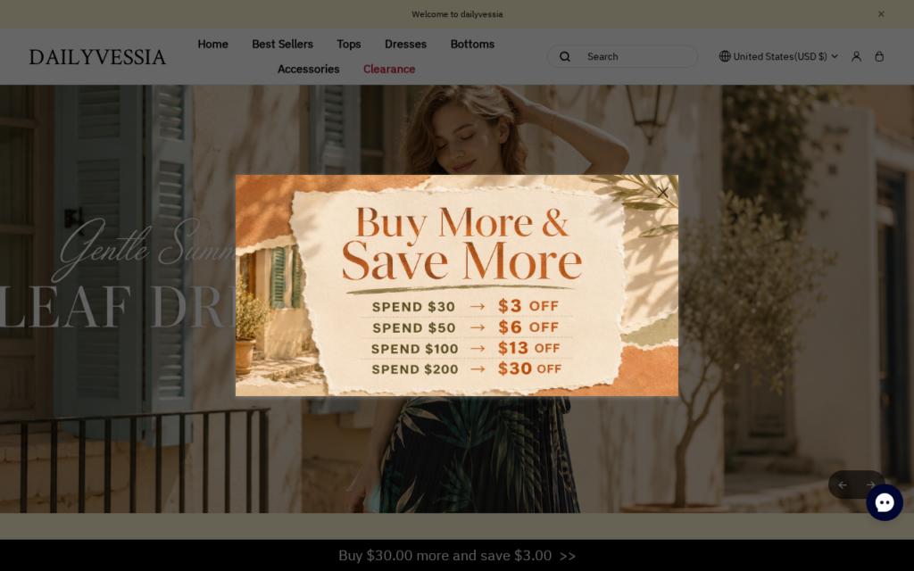 Dailyvessia.com scam