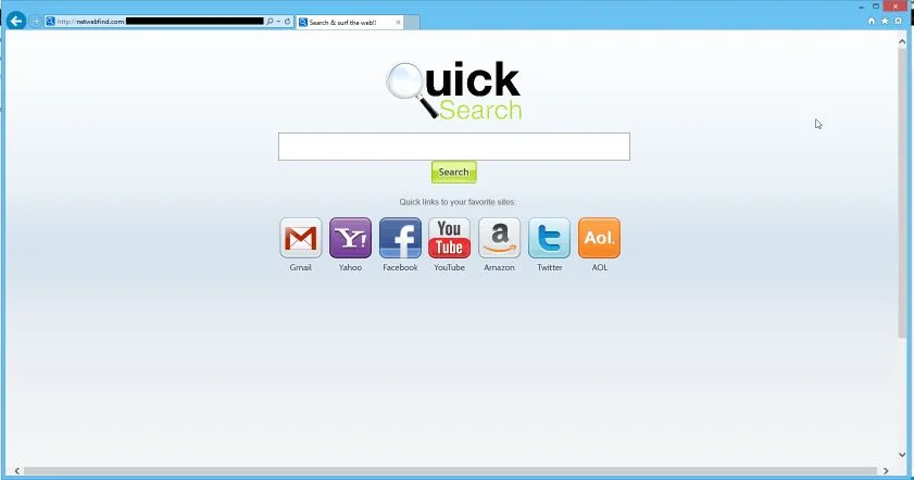 Netwebfind.com virus