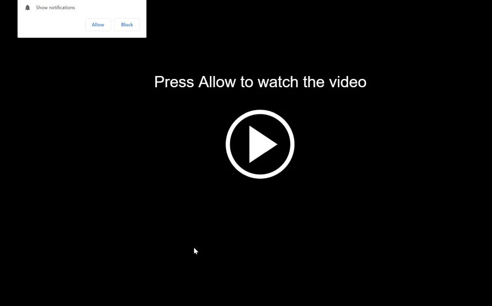 Image: Chrome browser is redirected to the Nbryb.com site