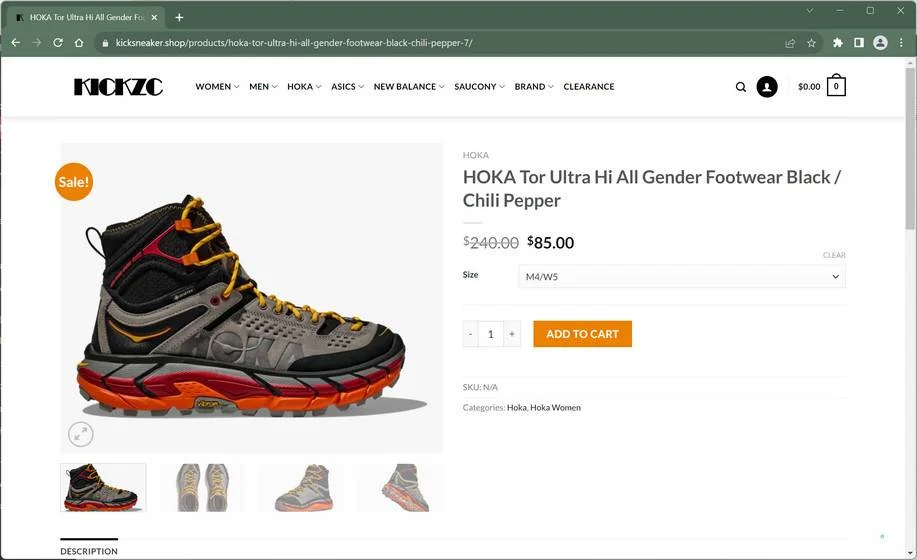Kicksneaker.shop Ripoff Risks: Identifying This Fake Store 1 Kicksneaker.shop china nocompany gmail scam