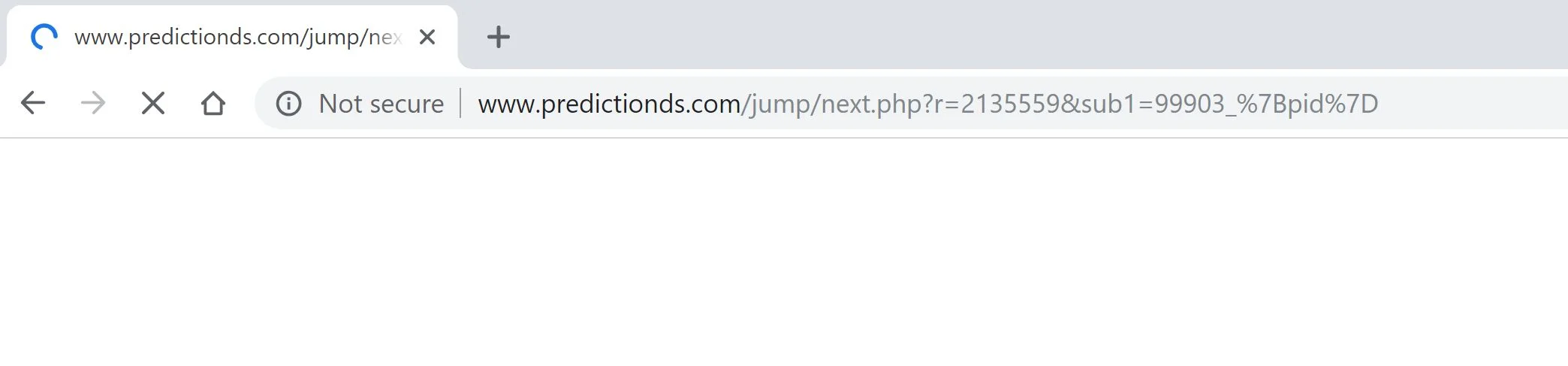 How To Remove Predictionds.com Ads (Virus Removal Guide) 1 Image: Chrome browser is redirected to Predictionds.com