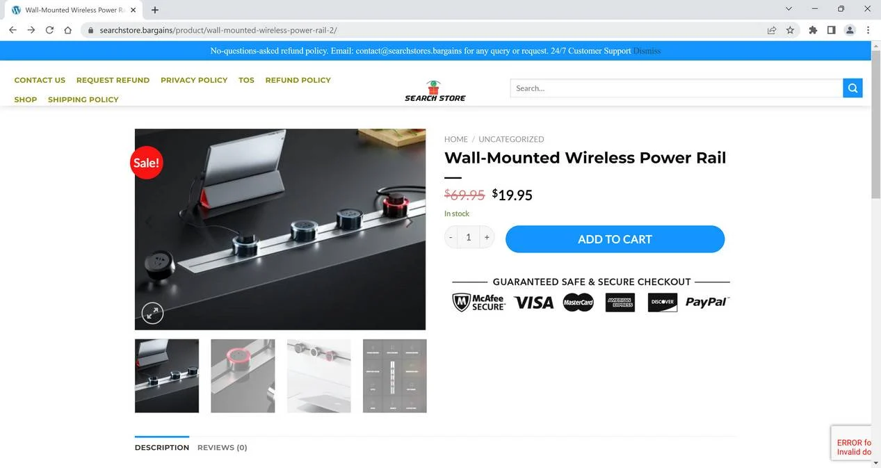 searchstore.bargains Scam