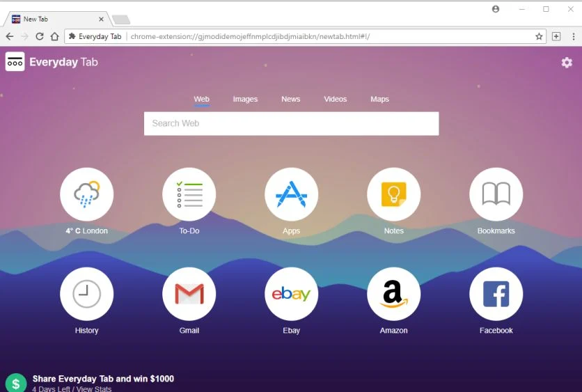 Everyday Tab Chrome Extension Scam