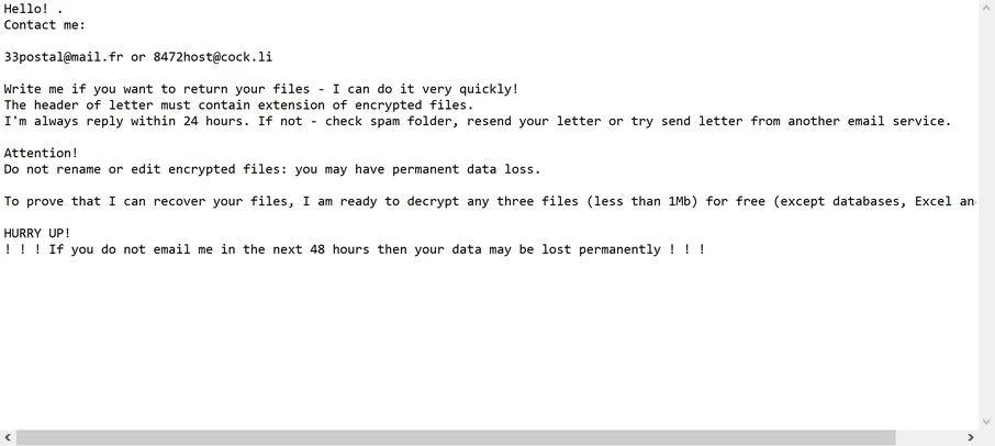 Remove Yulnedxmo ransomware (Virus Removal Guide) 1 Image: Yulnedxmo ransomware