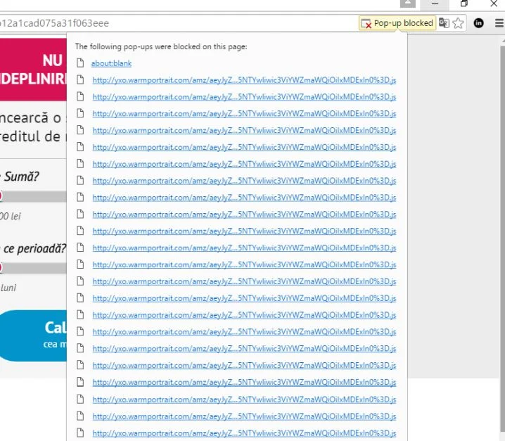 Yxo.warmportrait.com redirect Yxo.warmportrait.com pop-ups