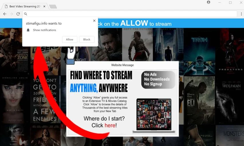 Stimafigu.info pop-up ads virus