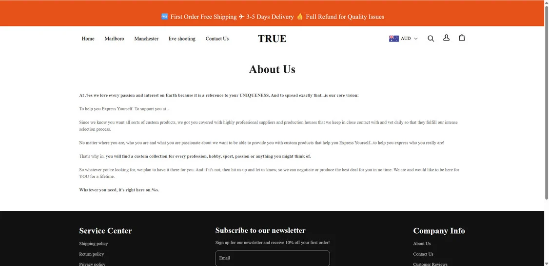 Truesshop.com EXPOSED - Shopping Scam or Legit Store? Investigation 1 Truesshop.com scam