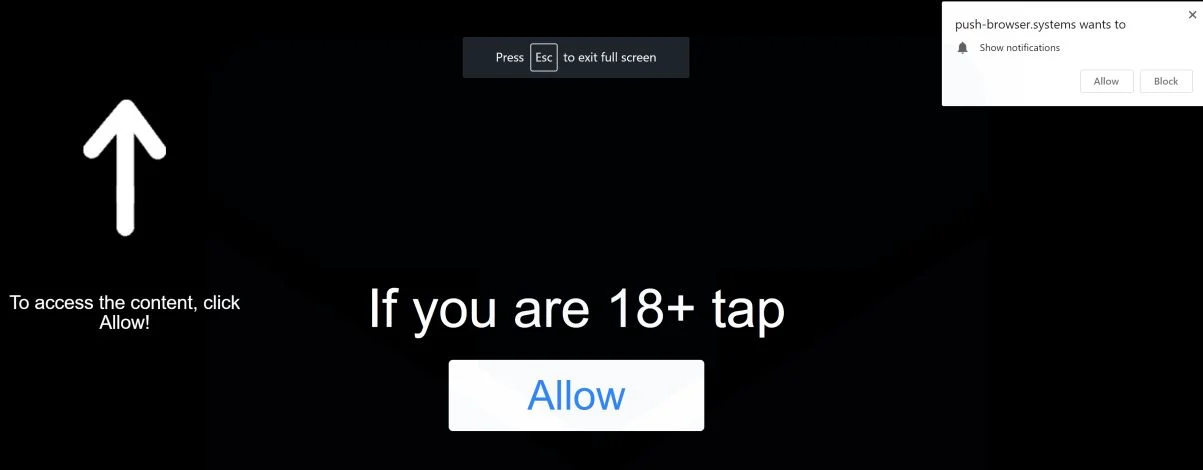 push-browser.systems pop-up ads adware
