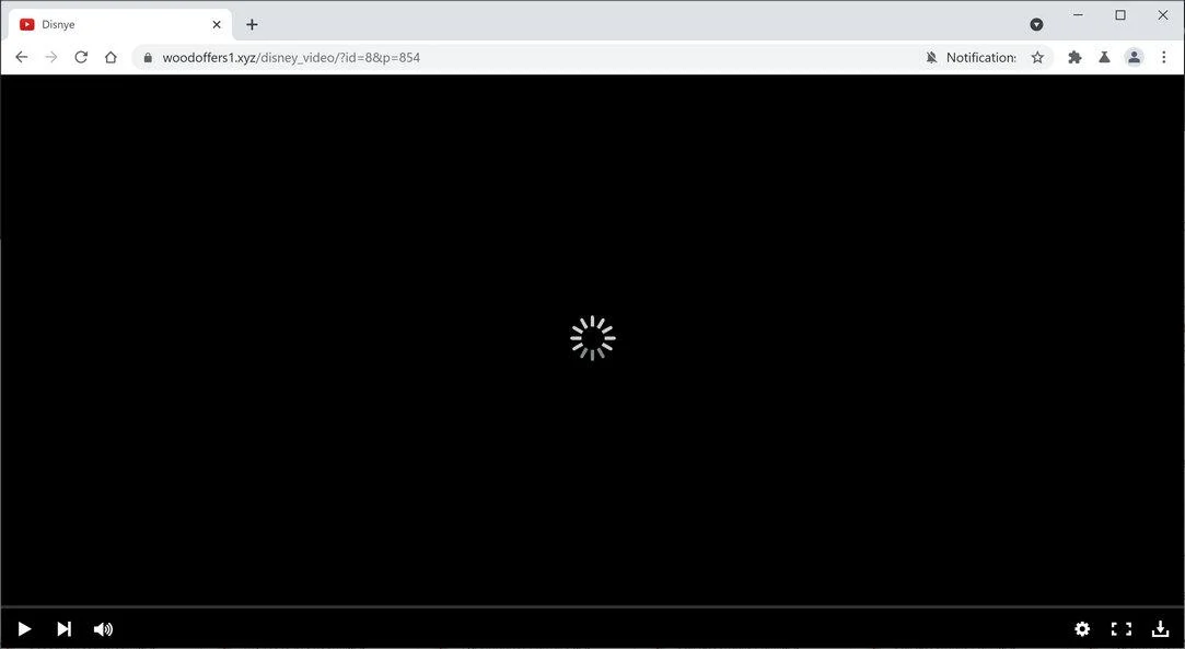 Remove Woodoffers1.xyz pop-up ads (Virus Removal Guide) 1 Image: Chrome browser is redirected to Woodoffers1.xyz