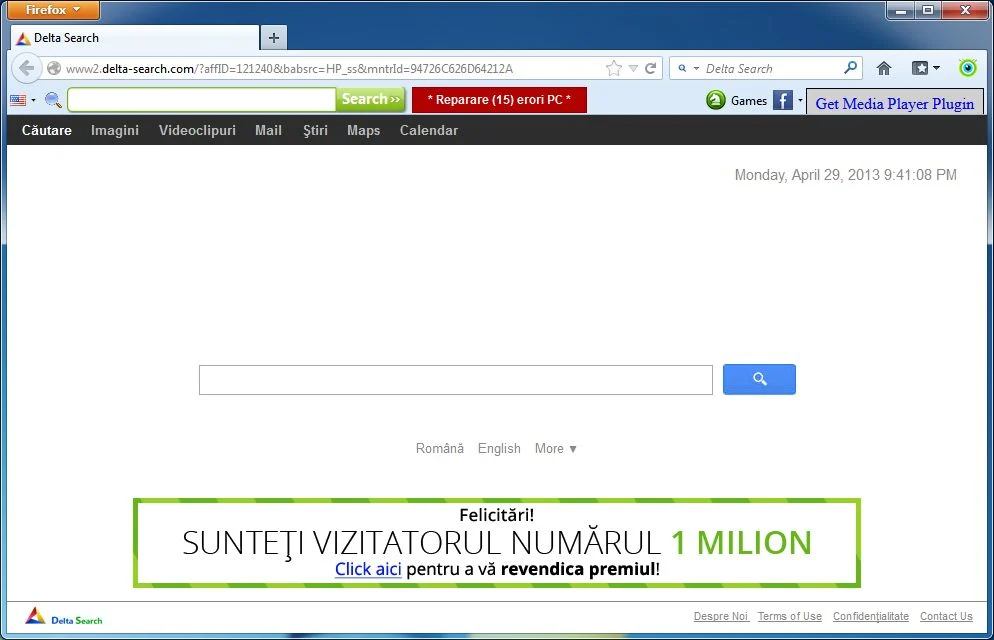 [Image: www2.delta-search.com virus]