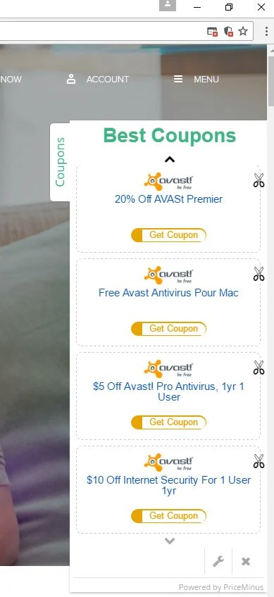 Ads By PriceMinus Ads By PriceMinus adware