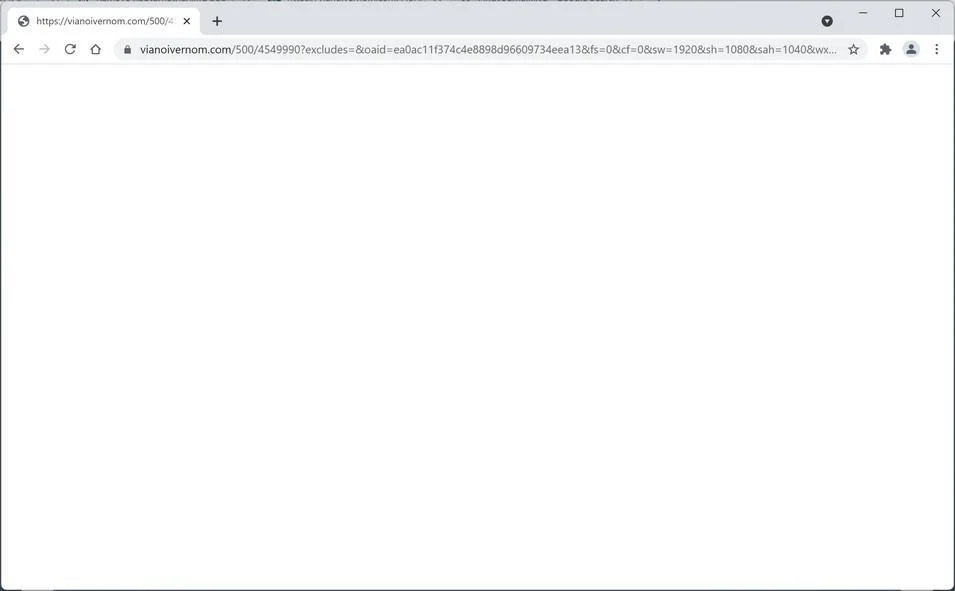 Remove Vianoivernom.com pop-up ads (Virus Removal Guide) 1 Image: Chrome browser is redirected to Vianoivernom.com
