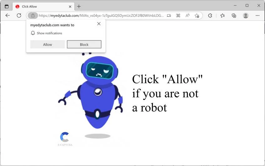 Remove Myedytaclub.com Ads (Virus Removal Guide) 1 Image: Myedytaclub.com Ads