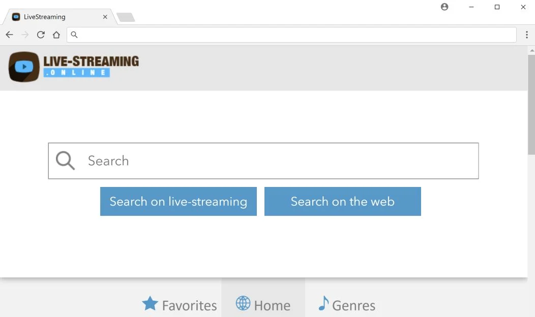 live-streaming.online redirect virus