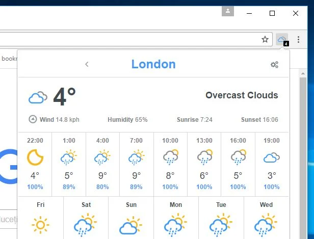 Check Weather Chrome Extension Scam