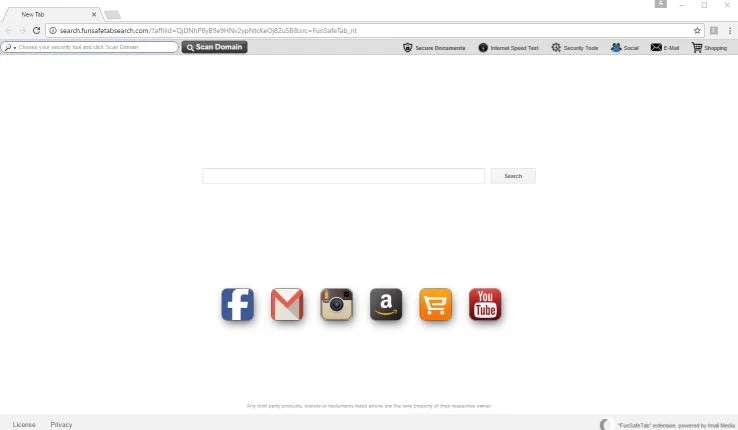 Search.funsafetabsearch.com homepage