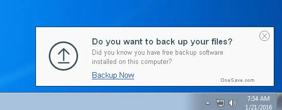 OneSave.com popup