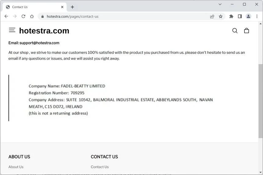 Hotestra.com scam