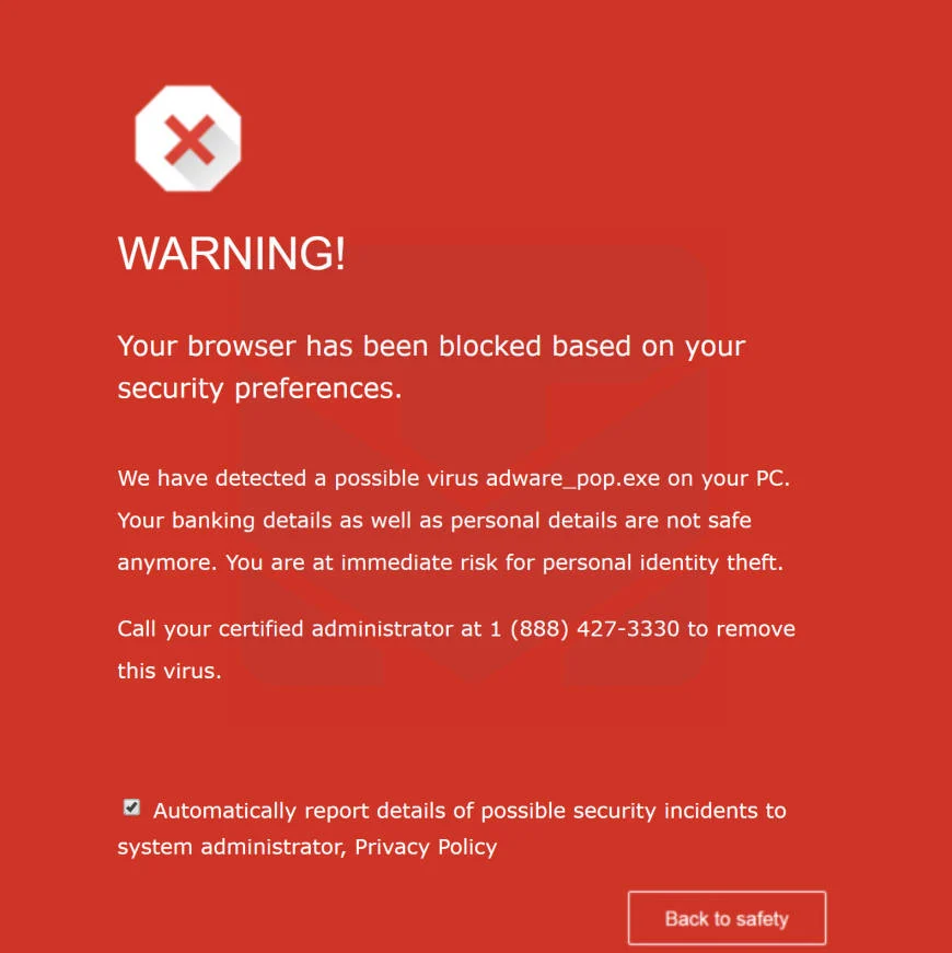 How To Remove Adware_Pop.exe Fake Alerts Virus 1 Adware_pop.exe Pop-up Scam