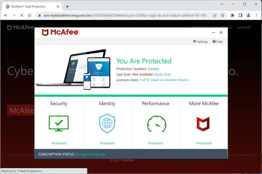Remove Mydatadefenciveguard.site Ads (Virus Removal Guide) 1 Image: Mydatadefenciveguard.site Fake Alert