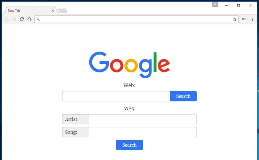 MP3 search engine by mp3searchtab.com virus