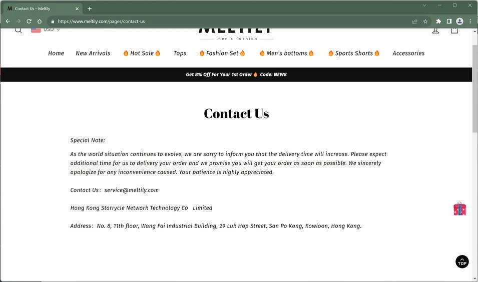 meltily.com scam