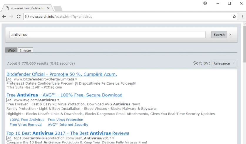 Nowsearch.info Redirect Virus