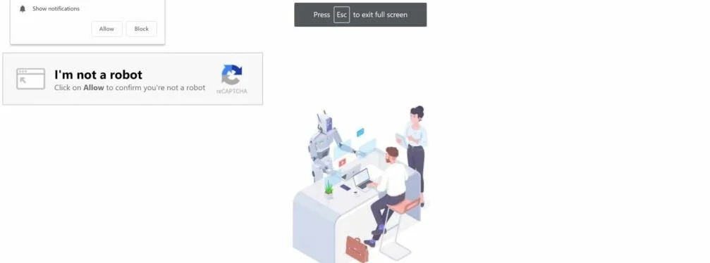 Image: Chrome browser is redirected to the Onlineprogamer.com site