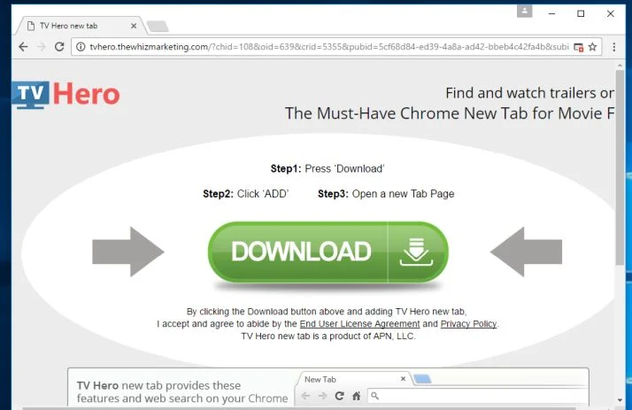 Tvhero.thewhizmarketing.com virus