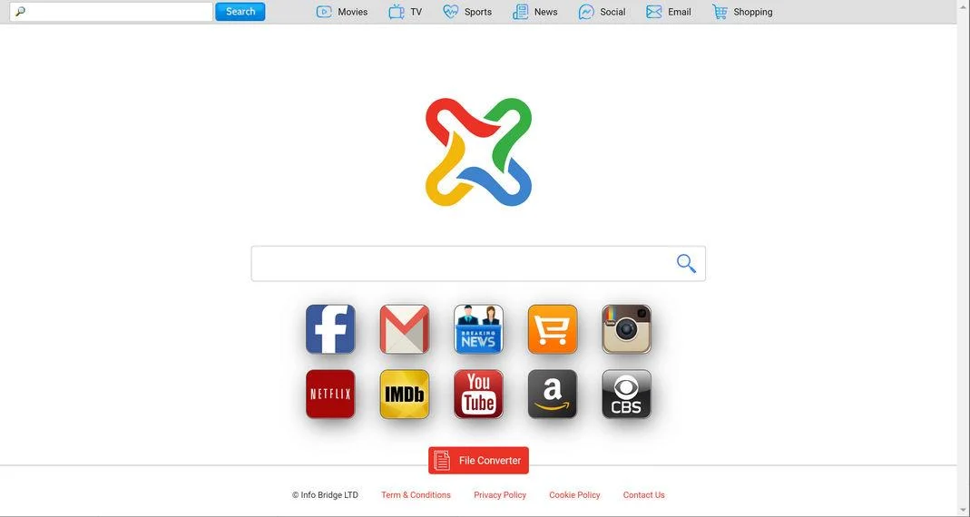 Image: info-search.page browser hijacker
