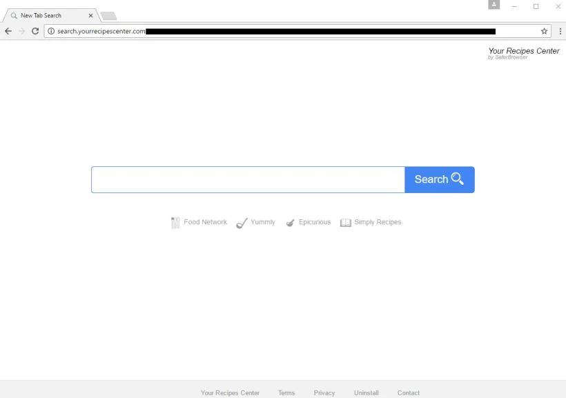 Search.yourrecipescenter.com virus