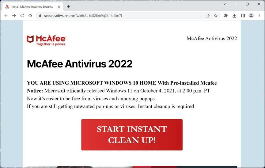 Image: Securesoftware.pro Ads