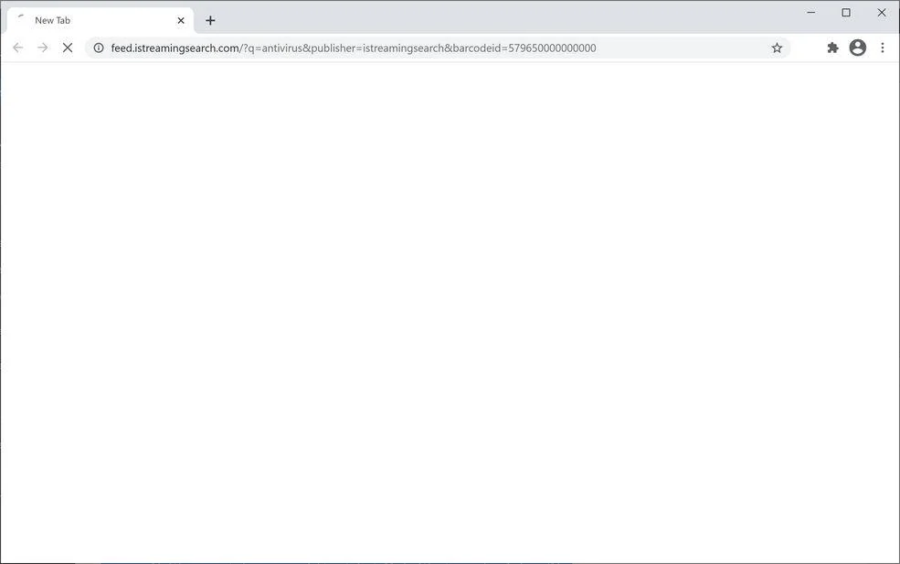 Remove IStreamingSearch Search (Virus Removal Guide) 1 Image: Chrome browser is redirected to IStreamingSearch Search