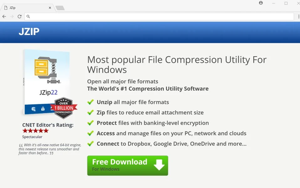 Jzip.online pop-up ads virus