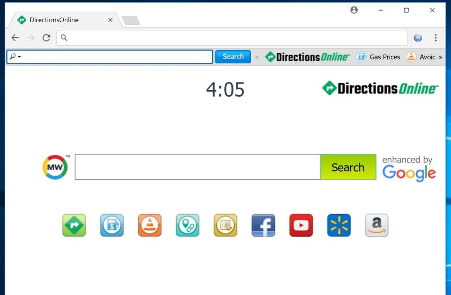 DirectionsOnline toolbar DirectionsOnline toolbar by myway