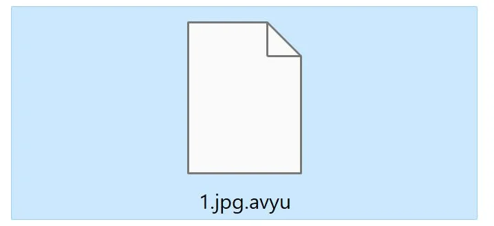 How to Remove AVYU Ransomware (Virus Removal Guide) 1 Image: AVYU files encrypted