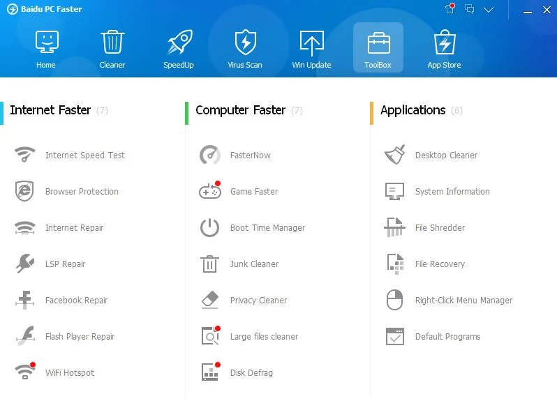 Baidu PC Faster virus