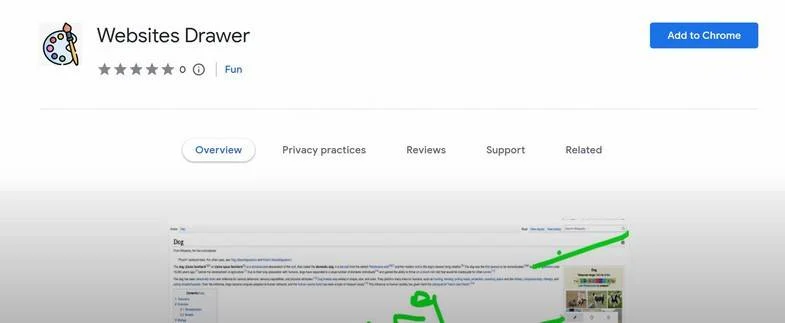Remove Websites Drawer Extension (Virus Removal Guide) 1 Image: Websites Drawer Chrome Extension