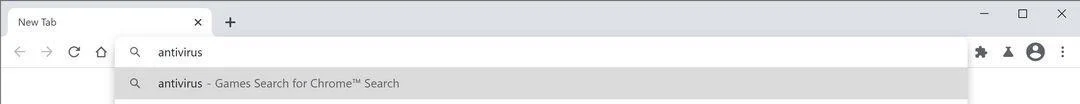 Image: Chrome browser is redirected to Games Search for Chrome Search