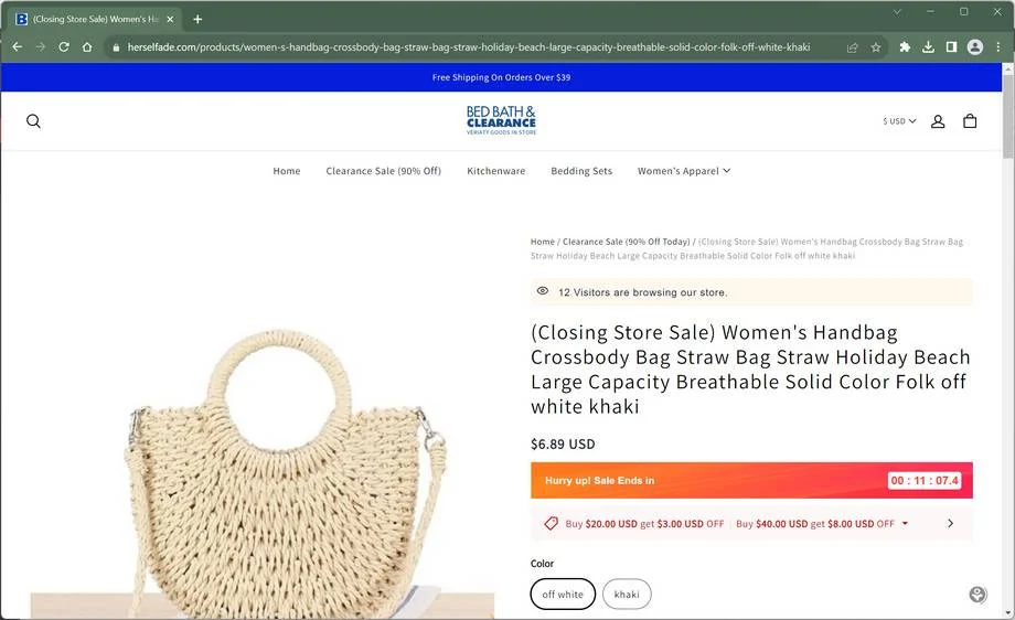 Herselfade.com China Scam