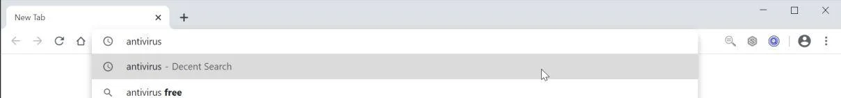 Remove Decent Search browser hijacker (Virus Removal Guide) 1 Image: Chrome browser is redirected to Decent Search