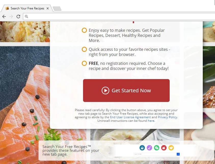 srchfreerecipes.com redirect srchfreerecipes.com virus
