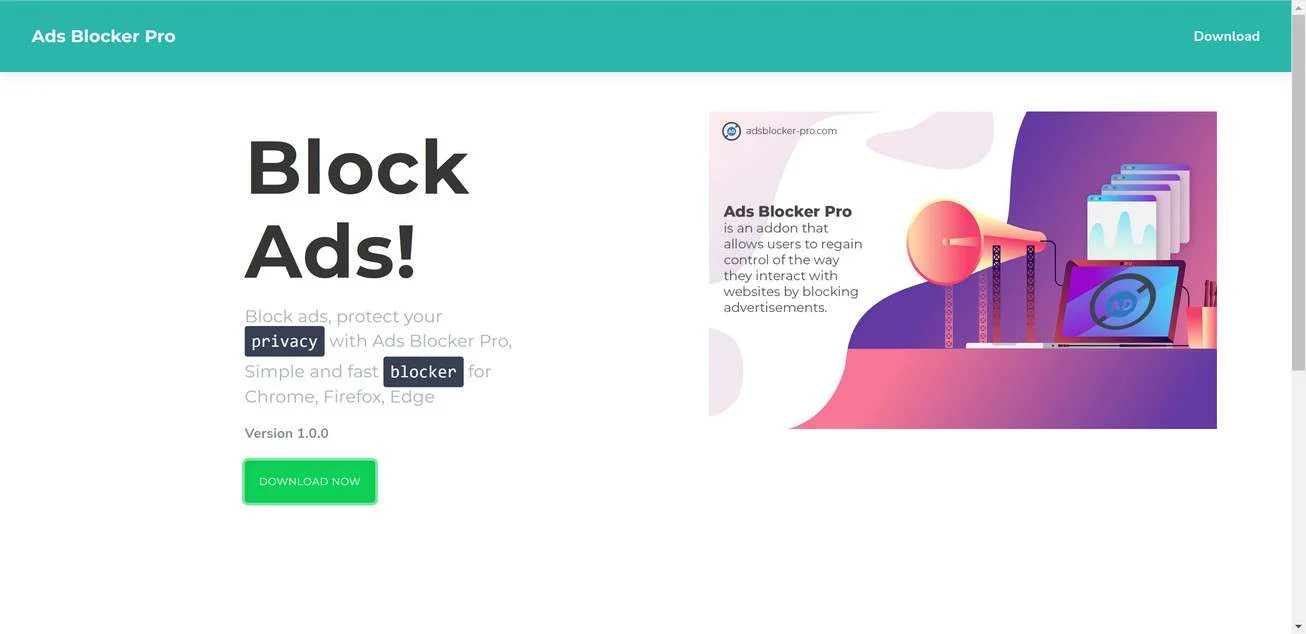 Image: Ads Blocker Pro Chrome Extension