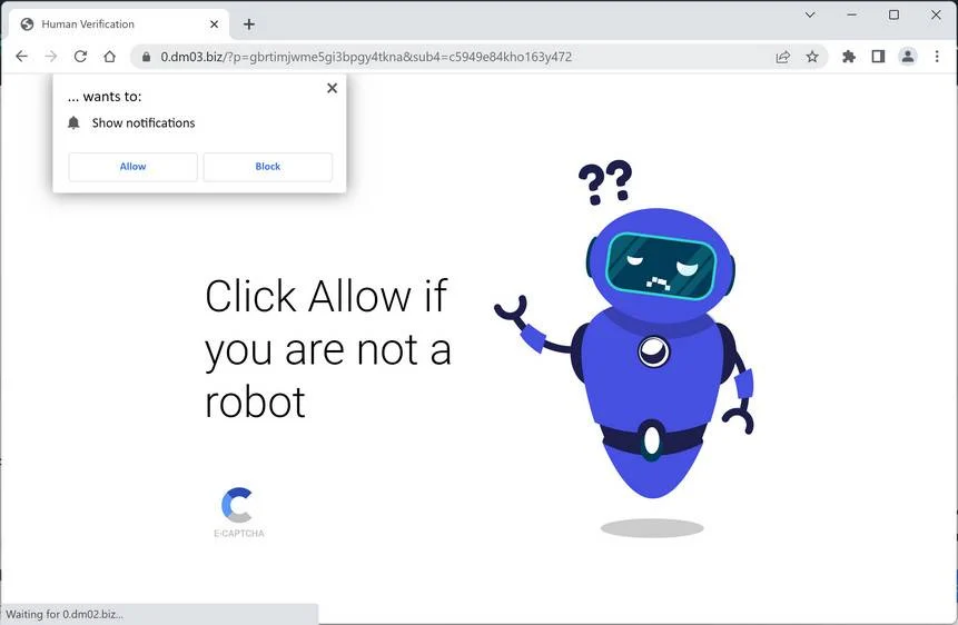 Remove Dm03.biz Pop-up Ads (Virus Removal Guide) 1 Image: Dm03.biz Ads