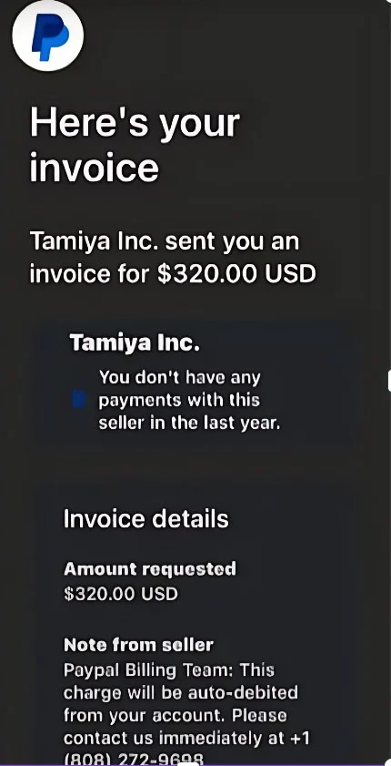 Invoice PayPal